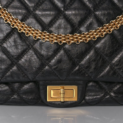 Chanel Aged Calfskin Quilted 2.55 Reissue 228 Flap Black 9 of 9