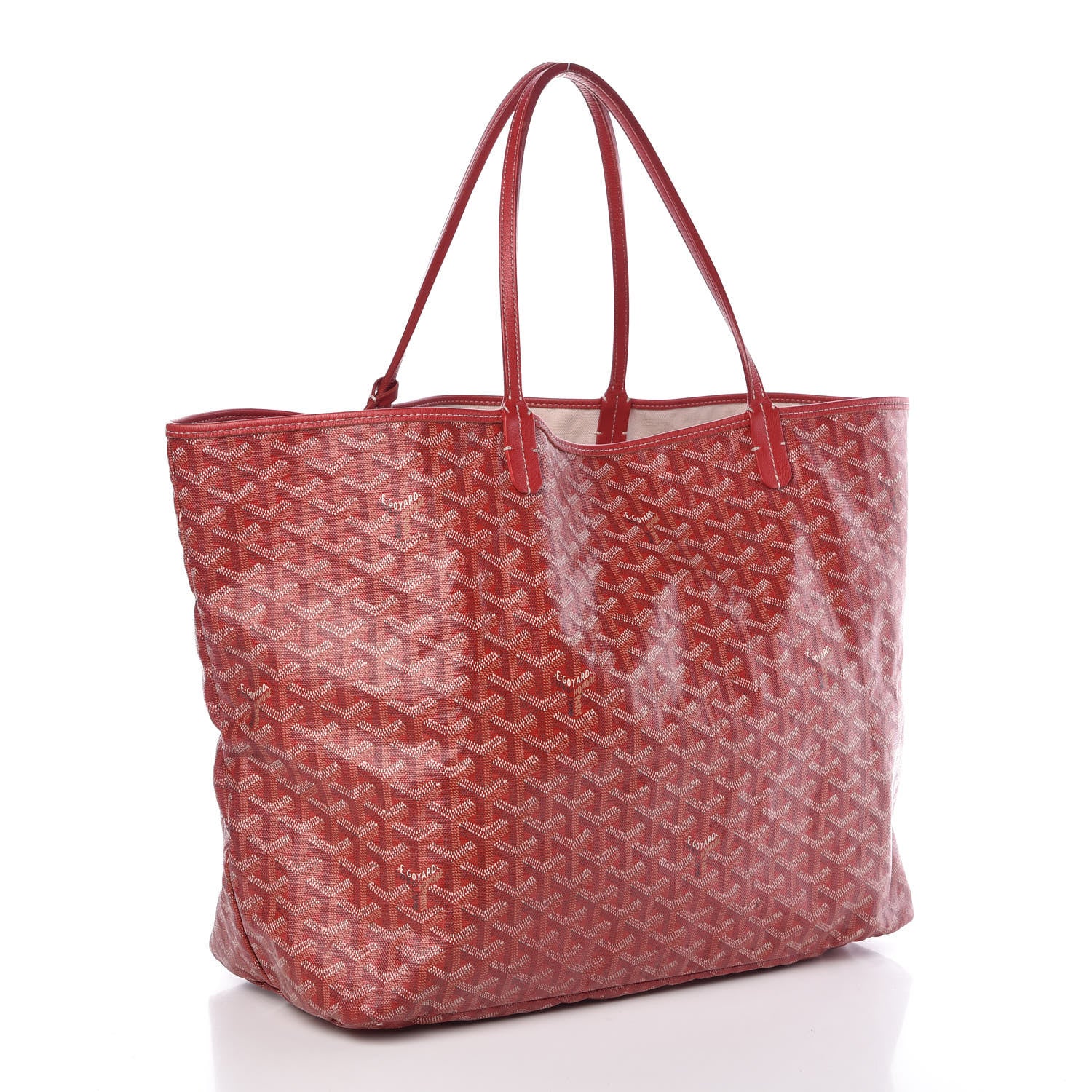Goyard Goyardine Saint Louis GM Red 3 of 12