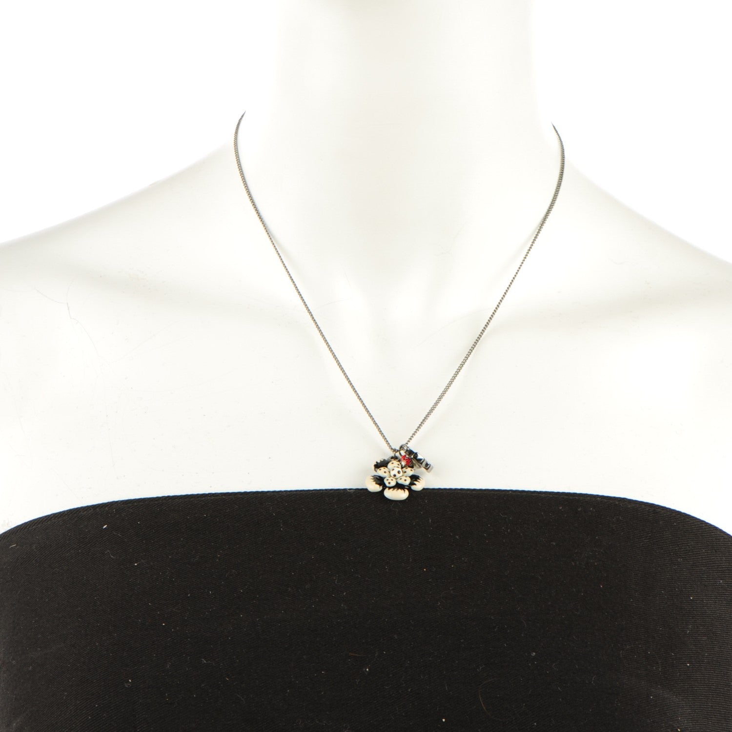 Chanel Camellia CC Ladybug Necklace 2 of 4