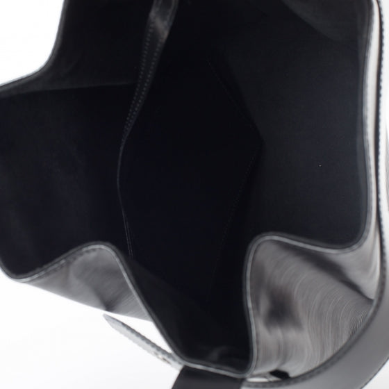 Louis Vuitton Epi Sac D'Epaule Black 9 of 10