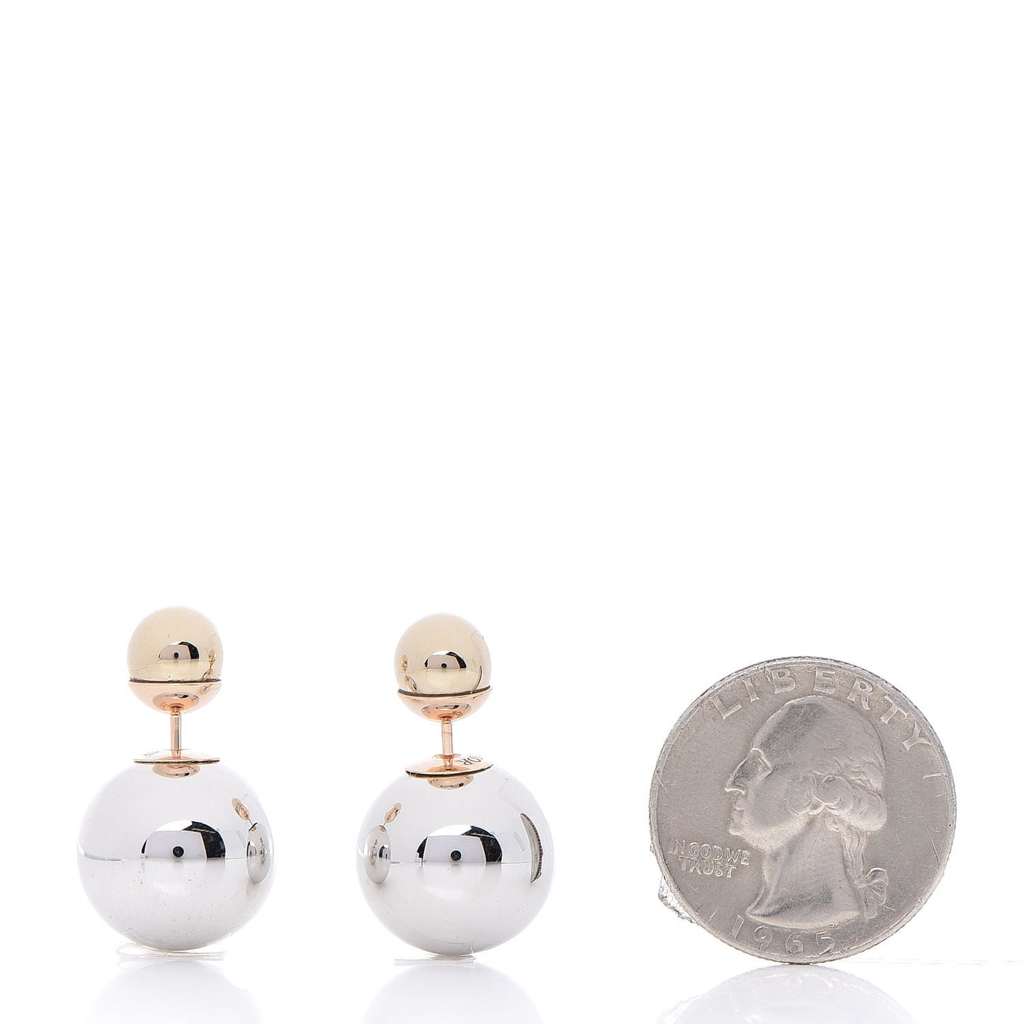 Mise En Dior Tribal Earrings Silver Gold