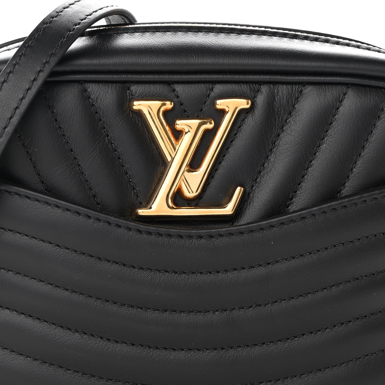 Louis Vuitton Calfskin New Wave Camera Bag NV Black 7 of 8