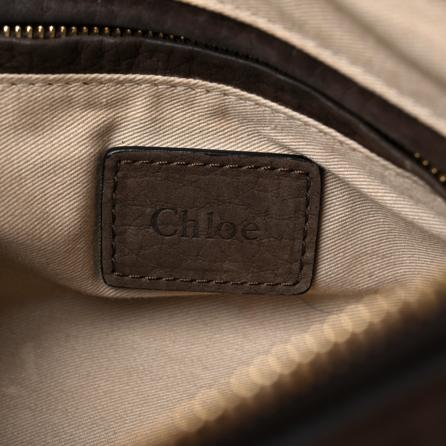 Chloe Nubuck Medium Marcie Satchel Dark Brown 6 of 22