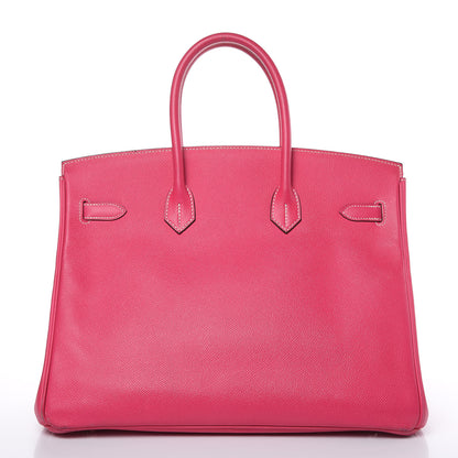 Hermes Epsom Birkin 35 Rose Tyrien 3 of 35