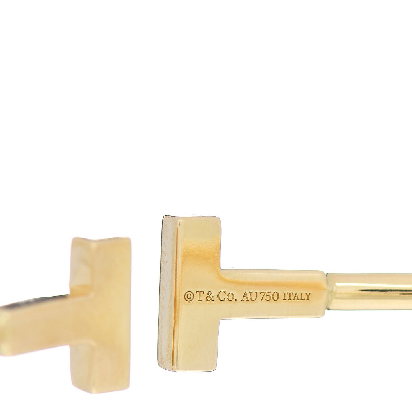 18K Yellow Gold T Wire Bracelet