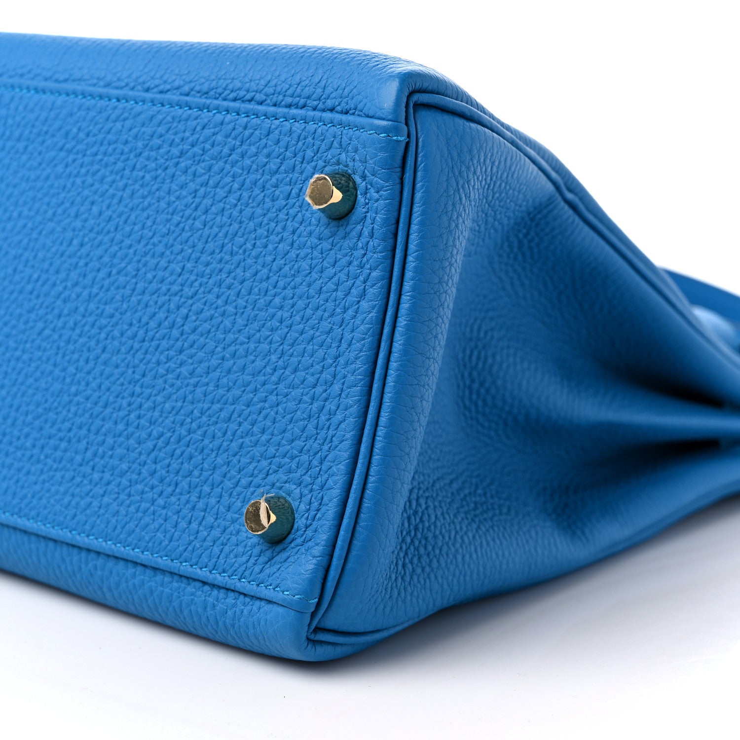 Hermes Togo Kelly Retourne 35 Bleu Zanzibar 8 of 8