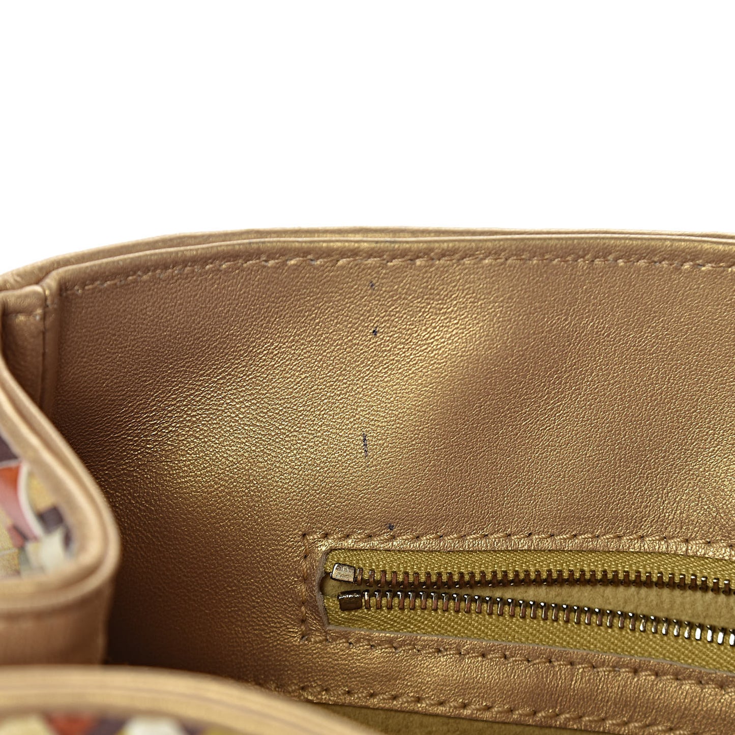 Nappa Intrecciato Satchel Multicolor