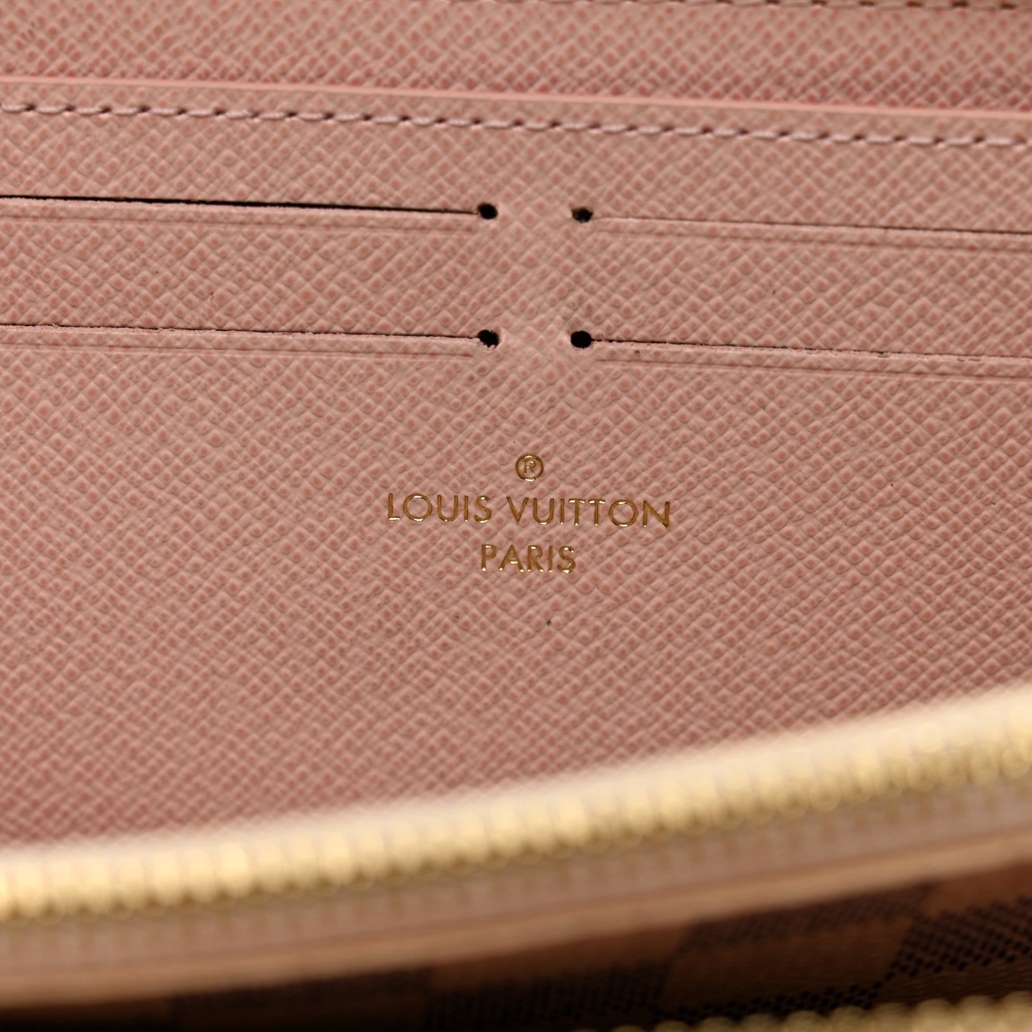 Louis Vuitton Damier Azur Clemence Wallet Rose Ballerine 6 of 7