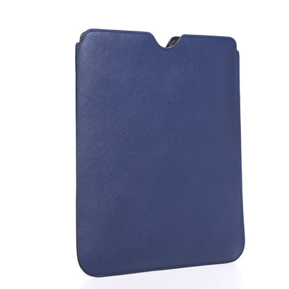 Prada Saffiano iPad Sleeve Case Cobalto 2 of 5