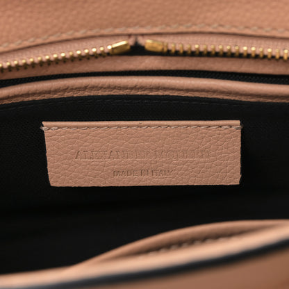 Alexander McQueen Pebbled Calfskin Mini Skull Padlock Zip Around Tote Boudoir 6 of 8