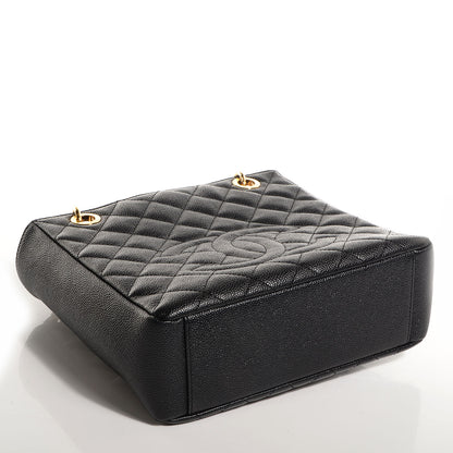 Chanel Caviar Petit Shopping Tote PST Black 4 of 7