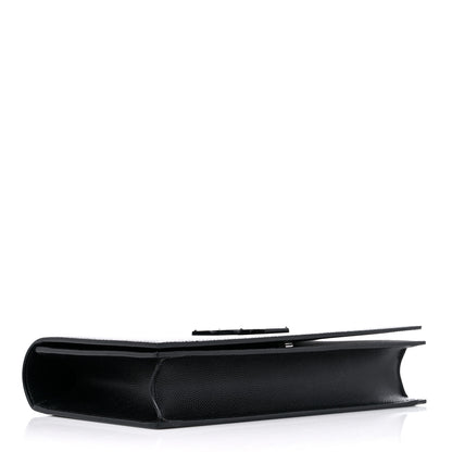 Saint Laurent Grain De Poudre Classic Monogram Kate Clutch Black 5 of 12