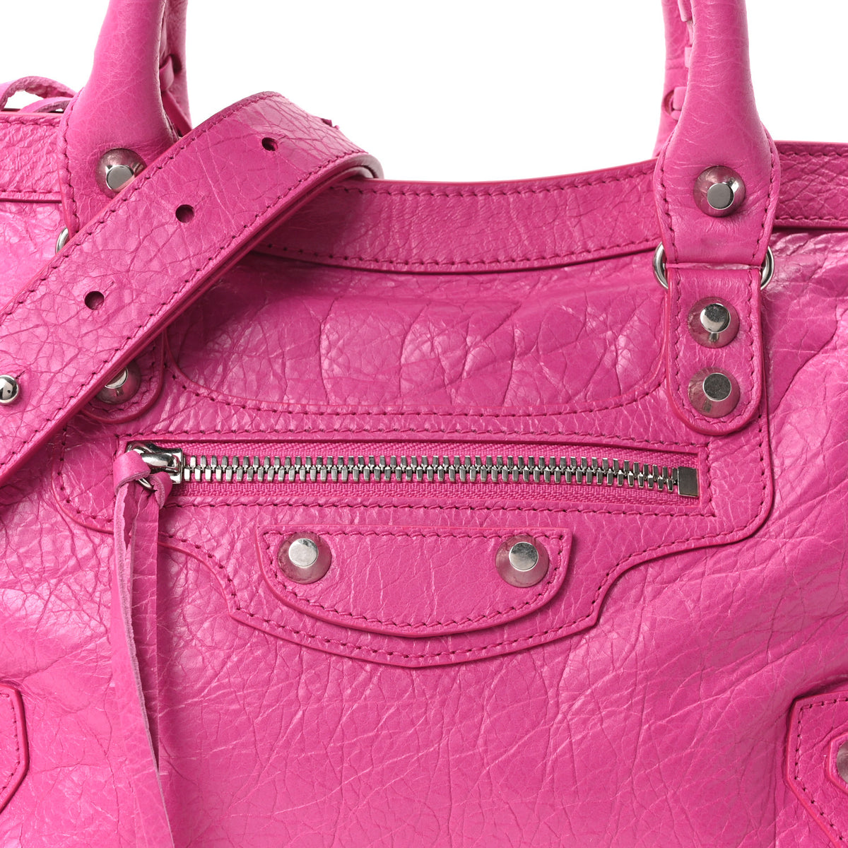 Balenciaga Agneau Classic Hardware Small Le City Rose Magenta 8 of 10
