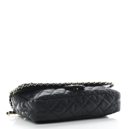Chanel Calfskin Quilted Medium Chain Me Flap Black 3 of 8