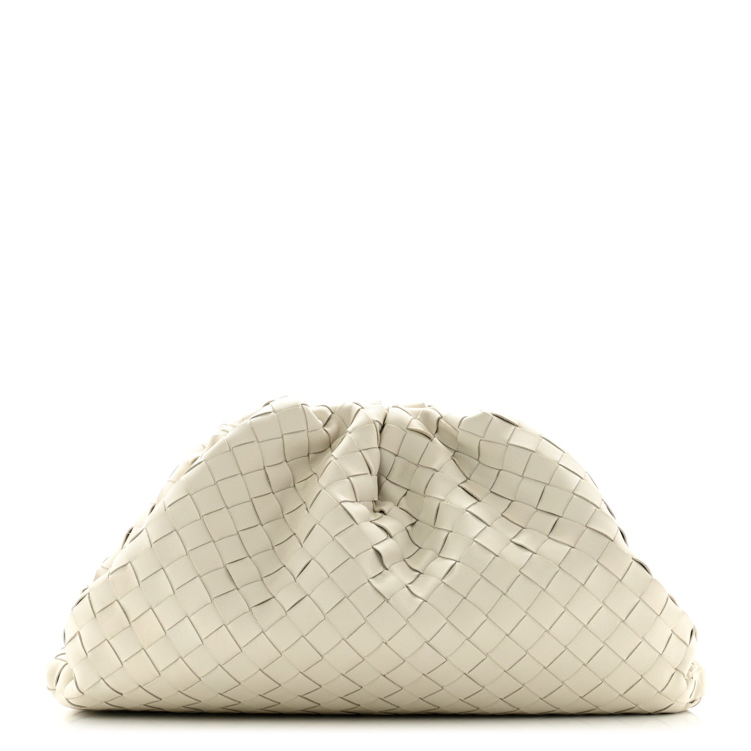 Bottega Veneta Nappa Maxi Intrecciato The Pouch Oversized Plaster 1 of 12