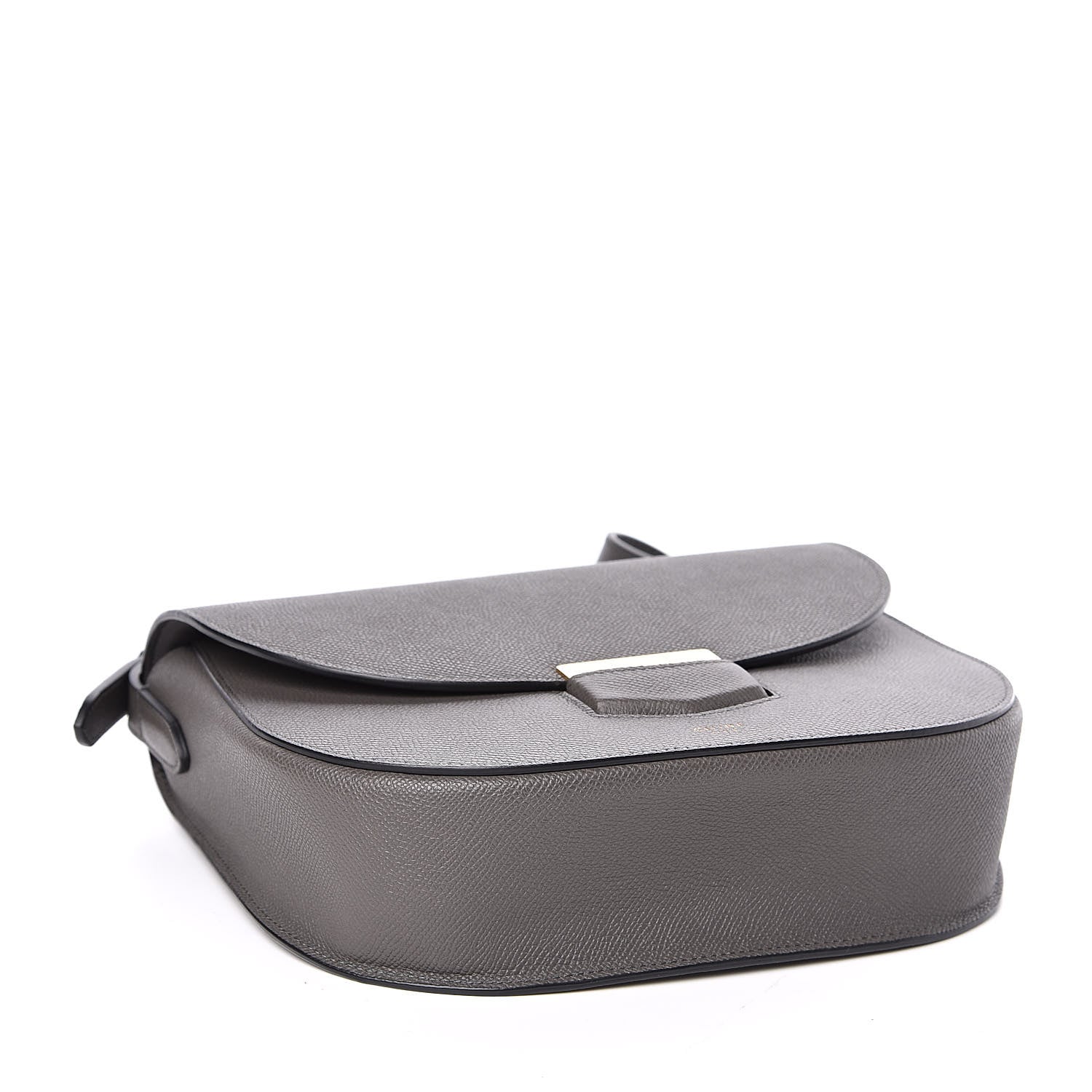 Celine Grained Calfskin Compact Trotteur Stone 4 of 10
