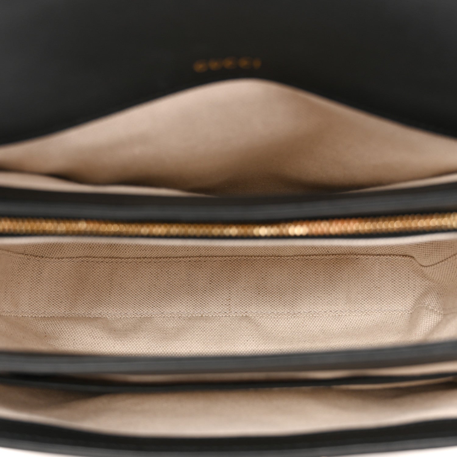 Gucci GG Supreme Monogram Horsebit 1955 Soft Small Shoulder Bag Beige Black 5 of 11