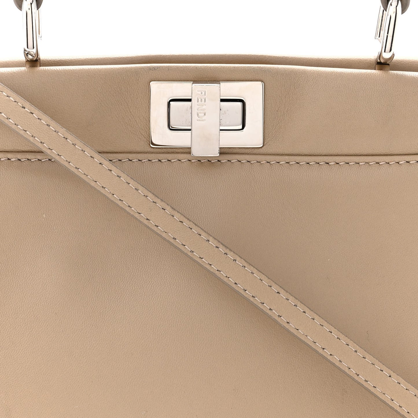 Nappa Mini Peekaboo Iconic Satchel Tortora