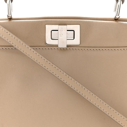 Fendi Nappa Mini Peekaboo Iconic Satchel Tortora 8 of 11