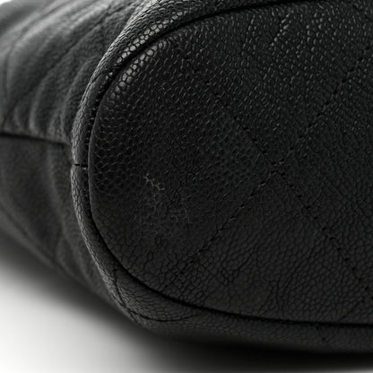 Chanel Caviar Quilted Large CC Tote Black 15 of 17