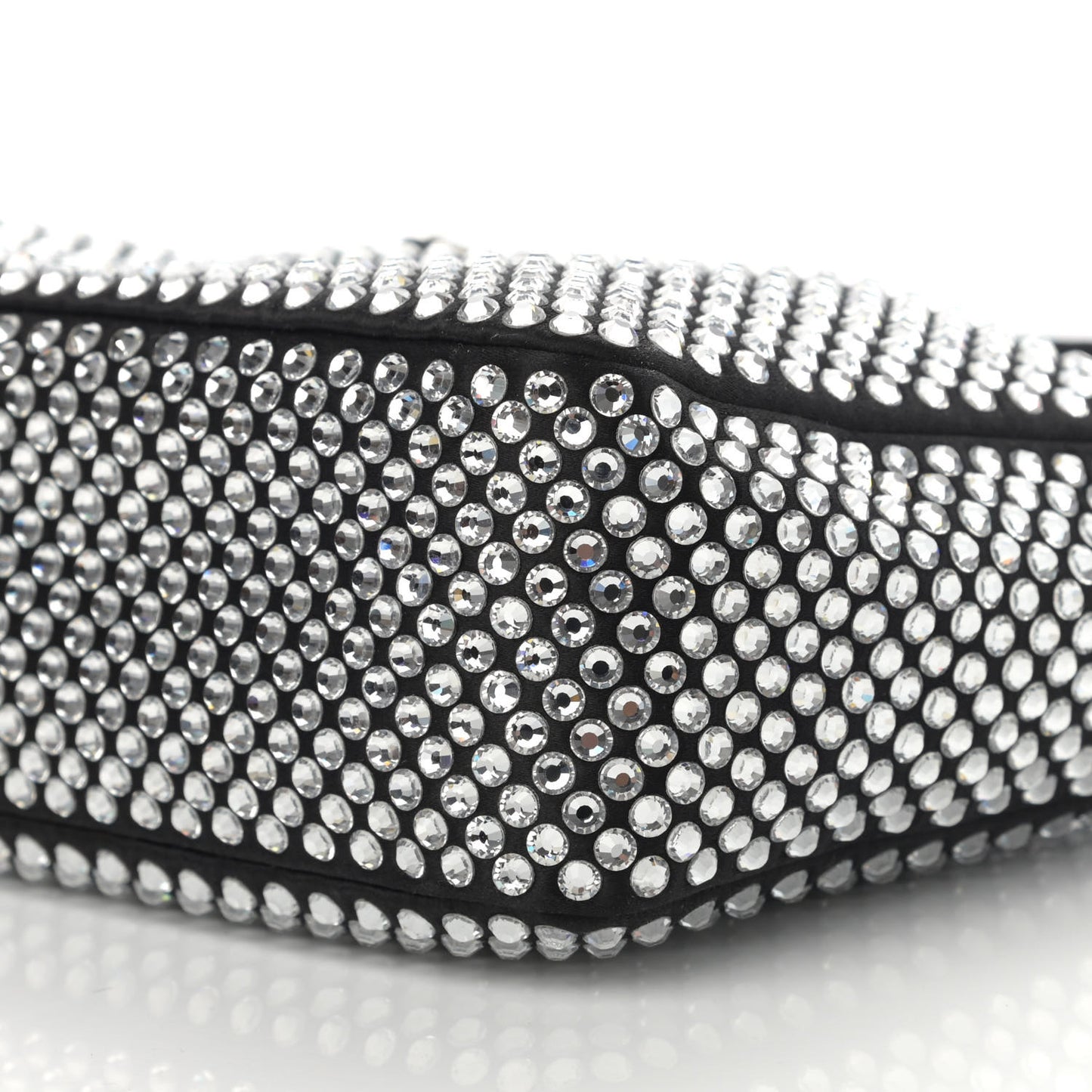 Satin Crystal Mini Re-Edition 2000 Bag Cristal