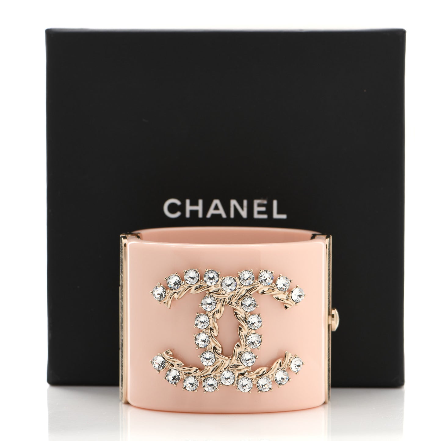 Resin Crystal CC Cuff Pink