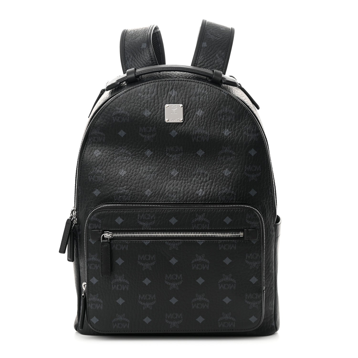 MCM Visetos Medium Stark Backpack Black 1 of 13