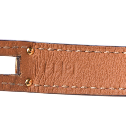 Hermes Epsom Kelly Double Tour Bracelet S Rouge Casaque 6 of 7