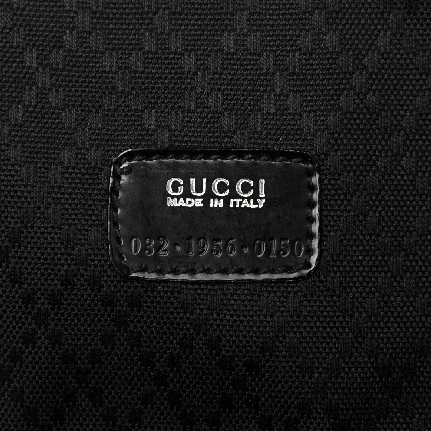 Gucci Nylon Bamboo Vanity Case Black 6 of 8