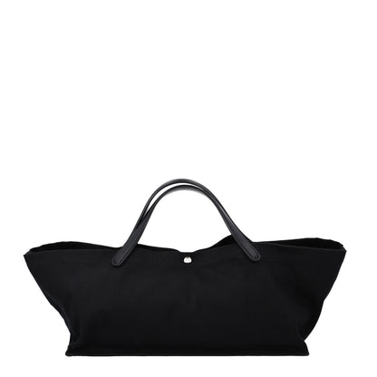 The Row Cotton Twill East West Idaho Tote Black 1 of 9