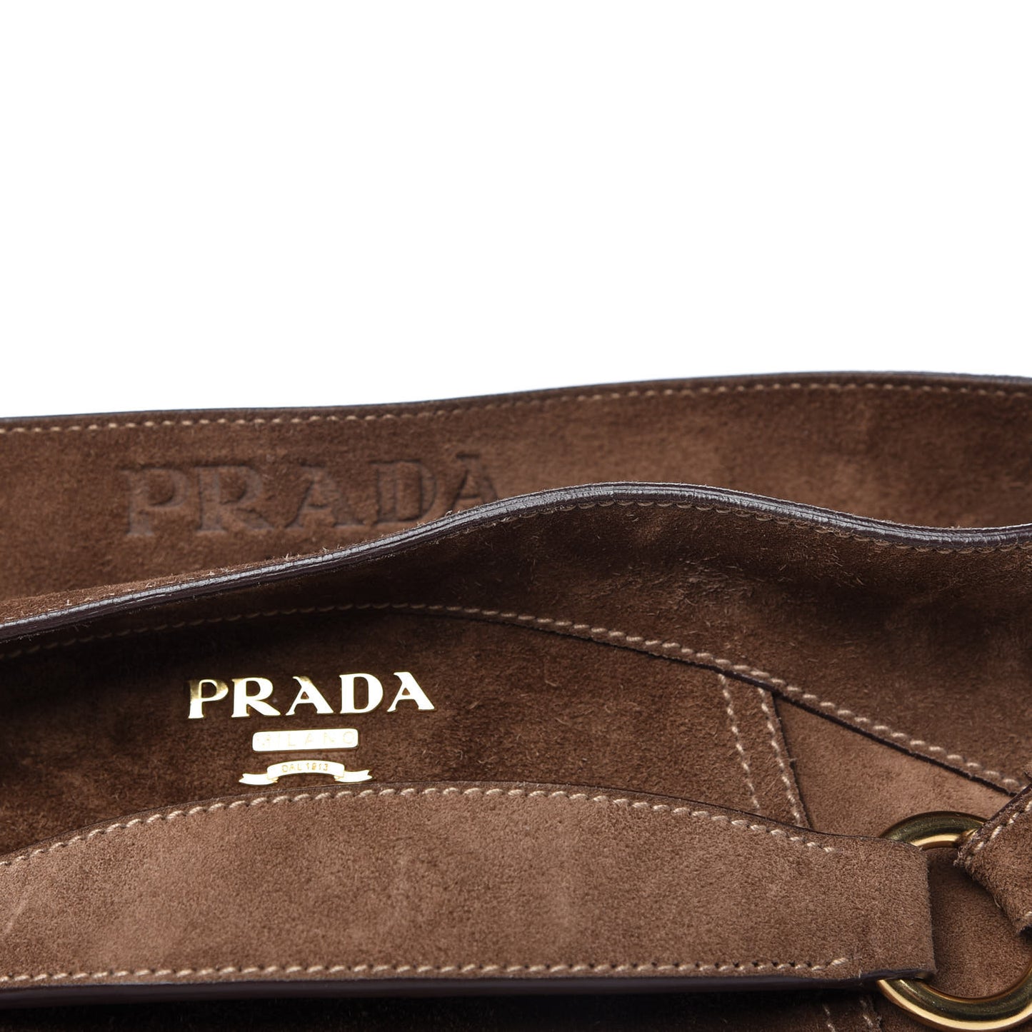 Scamosciato Suede Hobo Brown