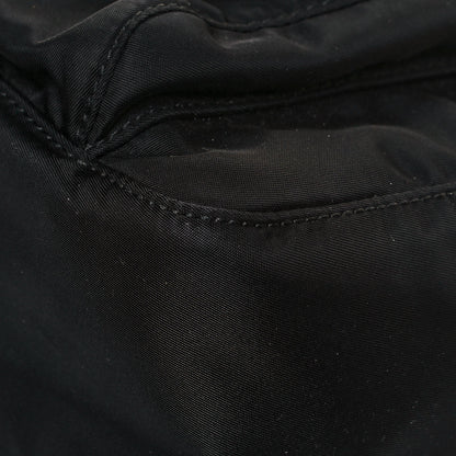 Prada Tessuto Nylon Single Buckle Messenger Bag Black 9 of 12