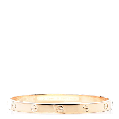 Cartier 18K Yellow Gold LOVE Bracelet 19 1 of 6