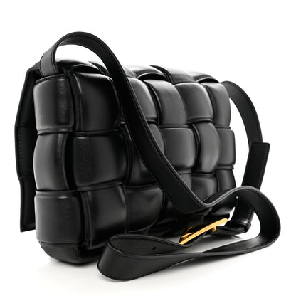 Bottega Veneta Nappa Maxi Intreccio Padded Cassette Crossbody Bag Black 3 of 10