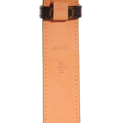 Louis Vuitton Monogram Cut Oval Belt 80 32 3 of 5