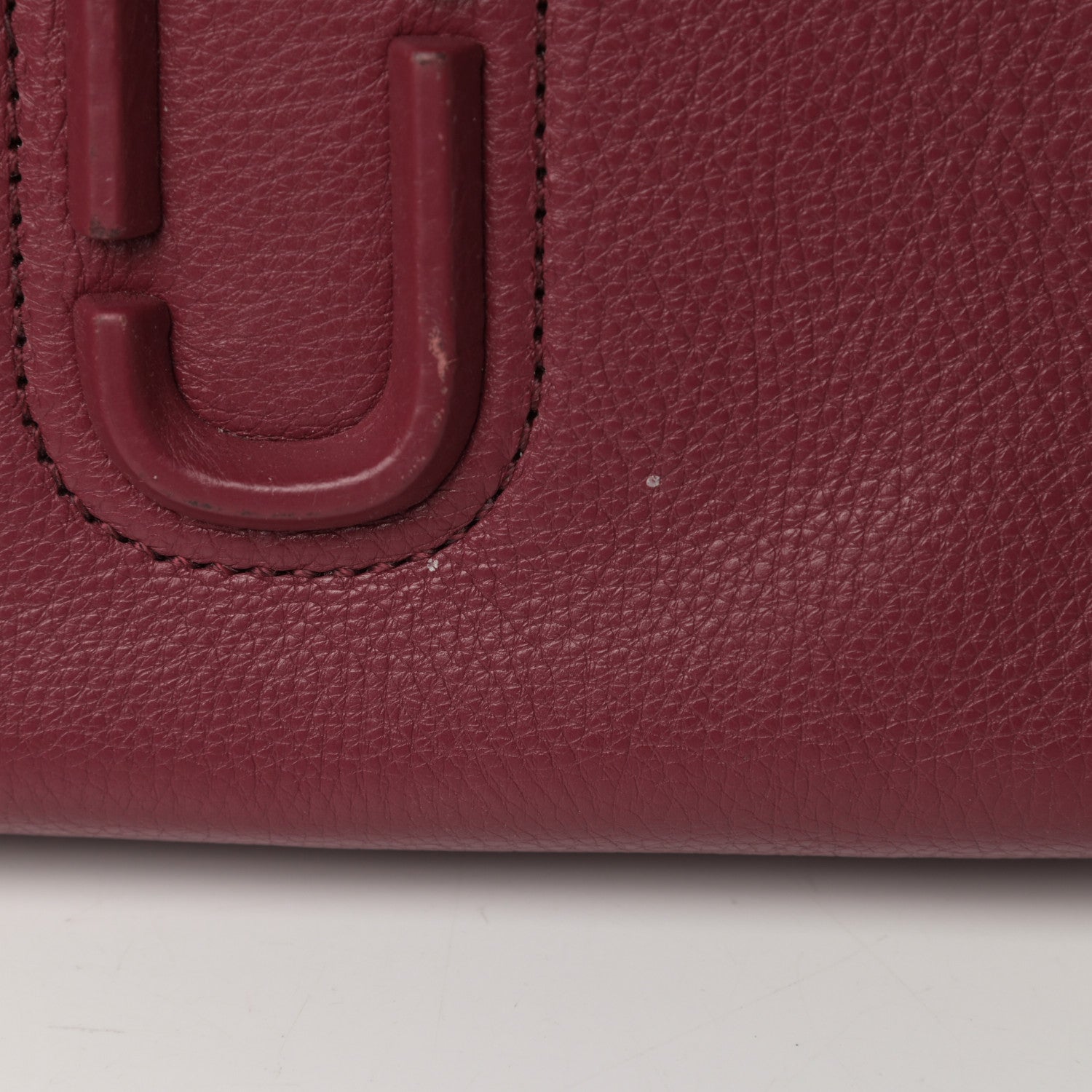 Marc Jacobs Calfskin Shutter Camera Crossbody Bag Deep Maroon 15 of 17