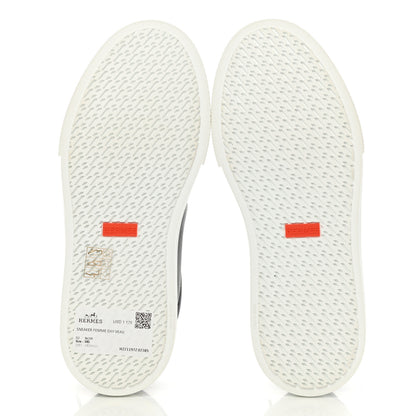 Hermes Calfskin Day Sneakers 38.5 Black 5 of 10