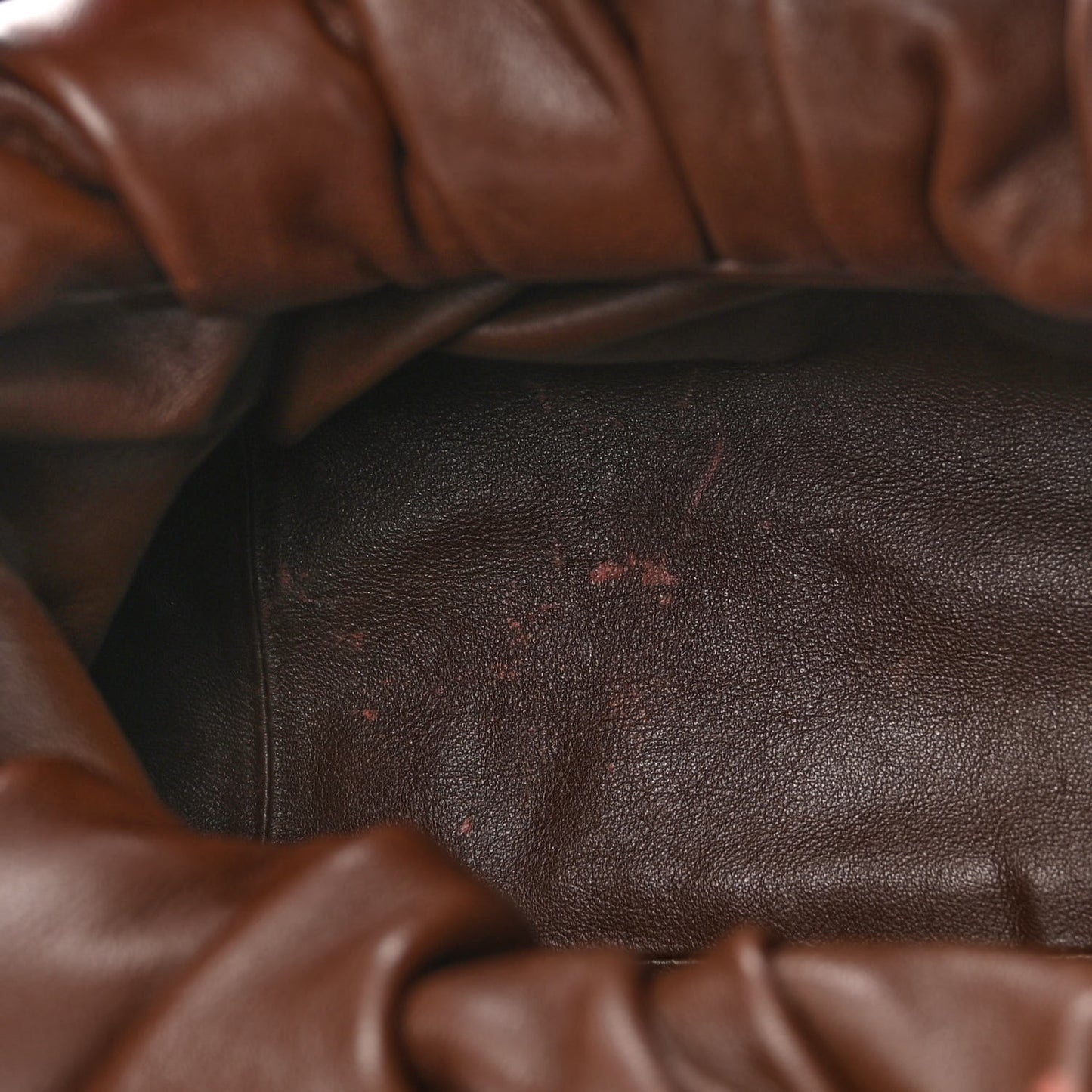Smooth Butter Calfskin Small The Shoulder Pouch Brownie