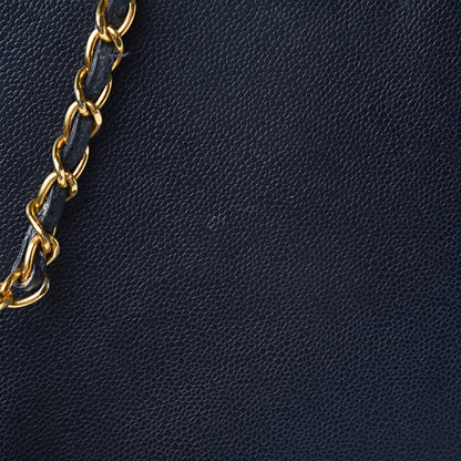 Chanel Caviar CC Tote Navy 11 of 18