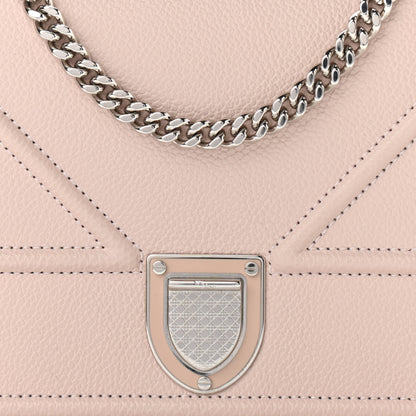 Christian Dior Grained Calfskin Diorama Wallet on Chain Pouch Rose Poudre 7 of 9