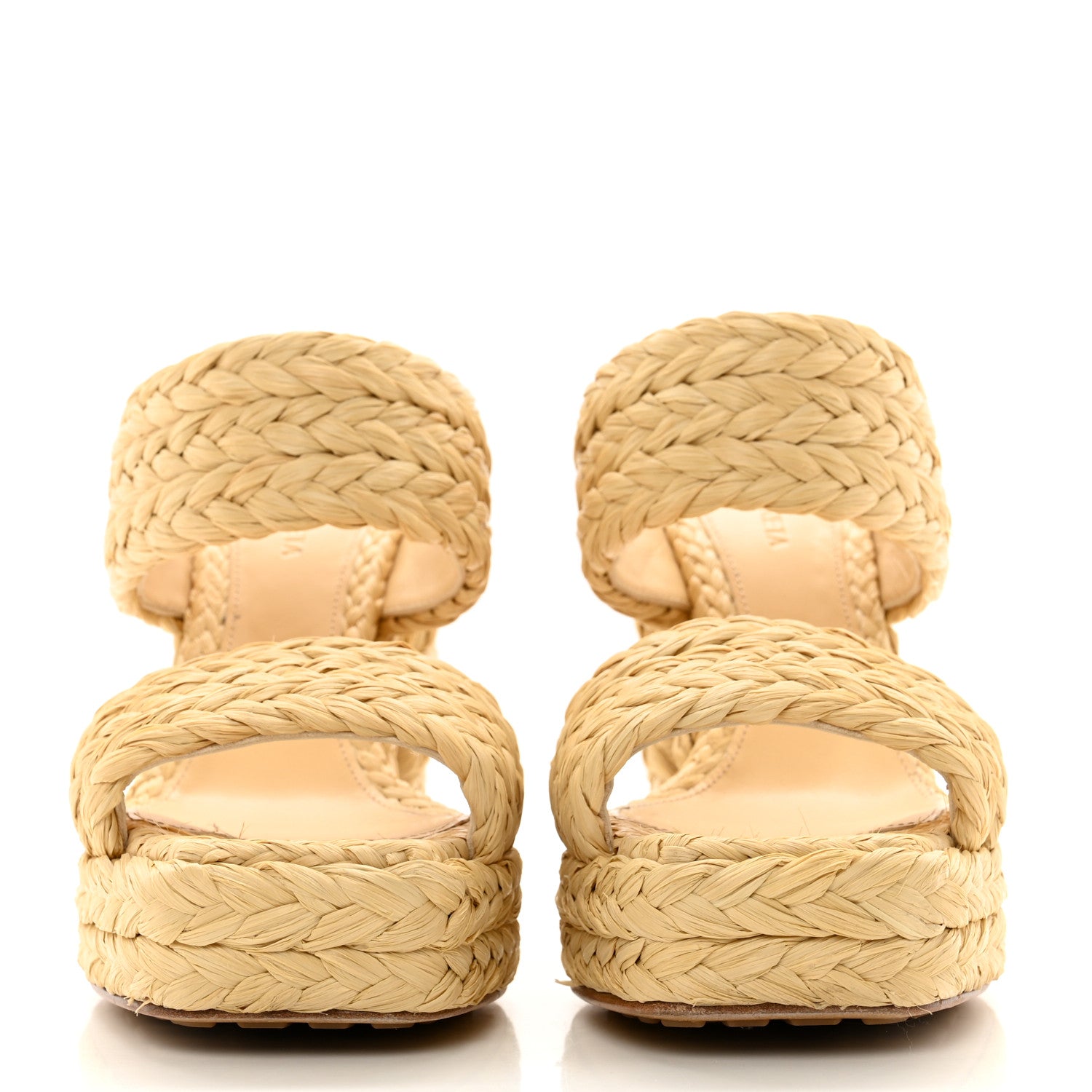 Bottega Veneta Trinity Weave Canalazzo Sandals 41 Cane Sugar 2 of 9