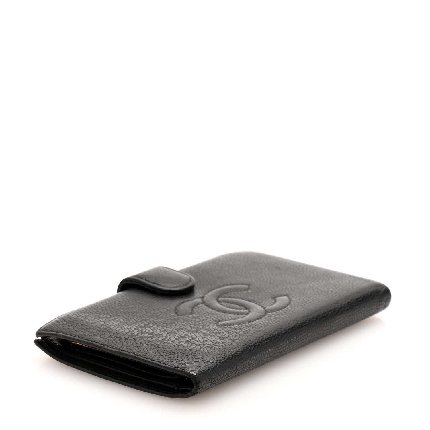 Chanel Caviar Timeless CC French Wallet Black 4 of 11