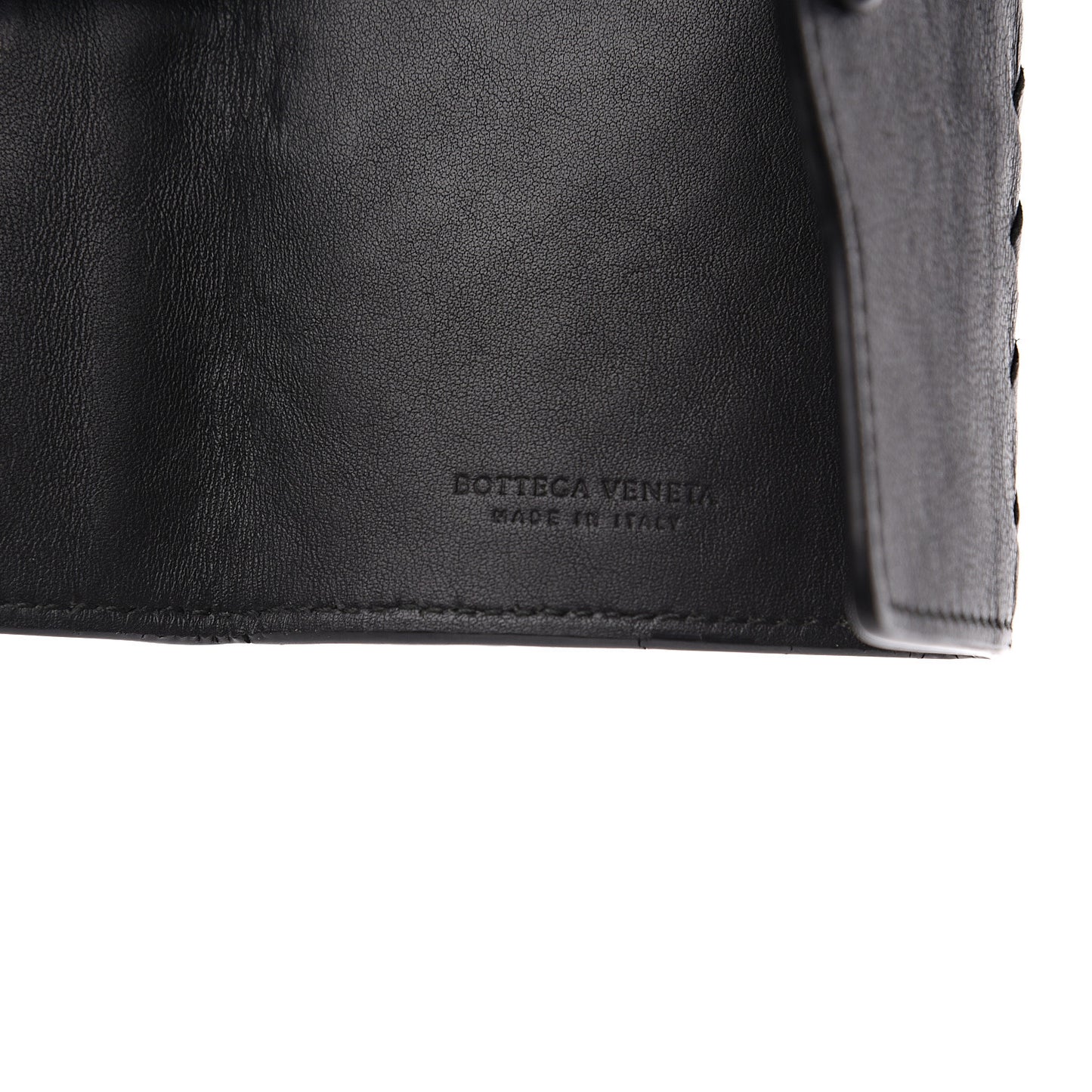Nappa Intrecciato 6 Key Holder Black