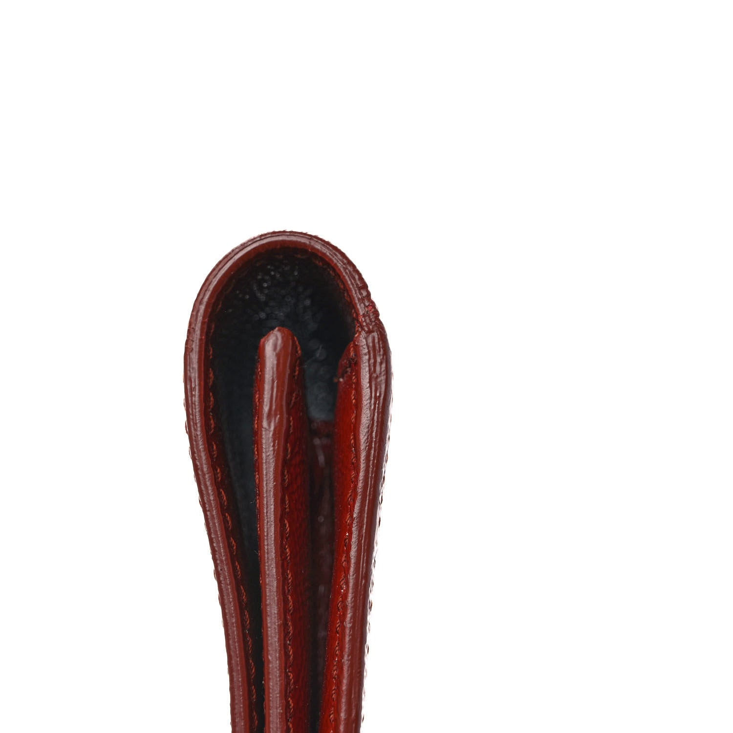 Saint Laurent Textured Patent Monogram Large Belle De Jour Clutch Red 9 of 10