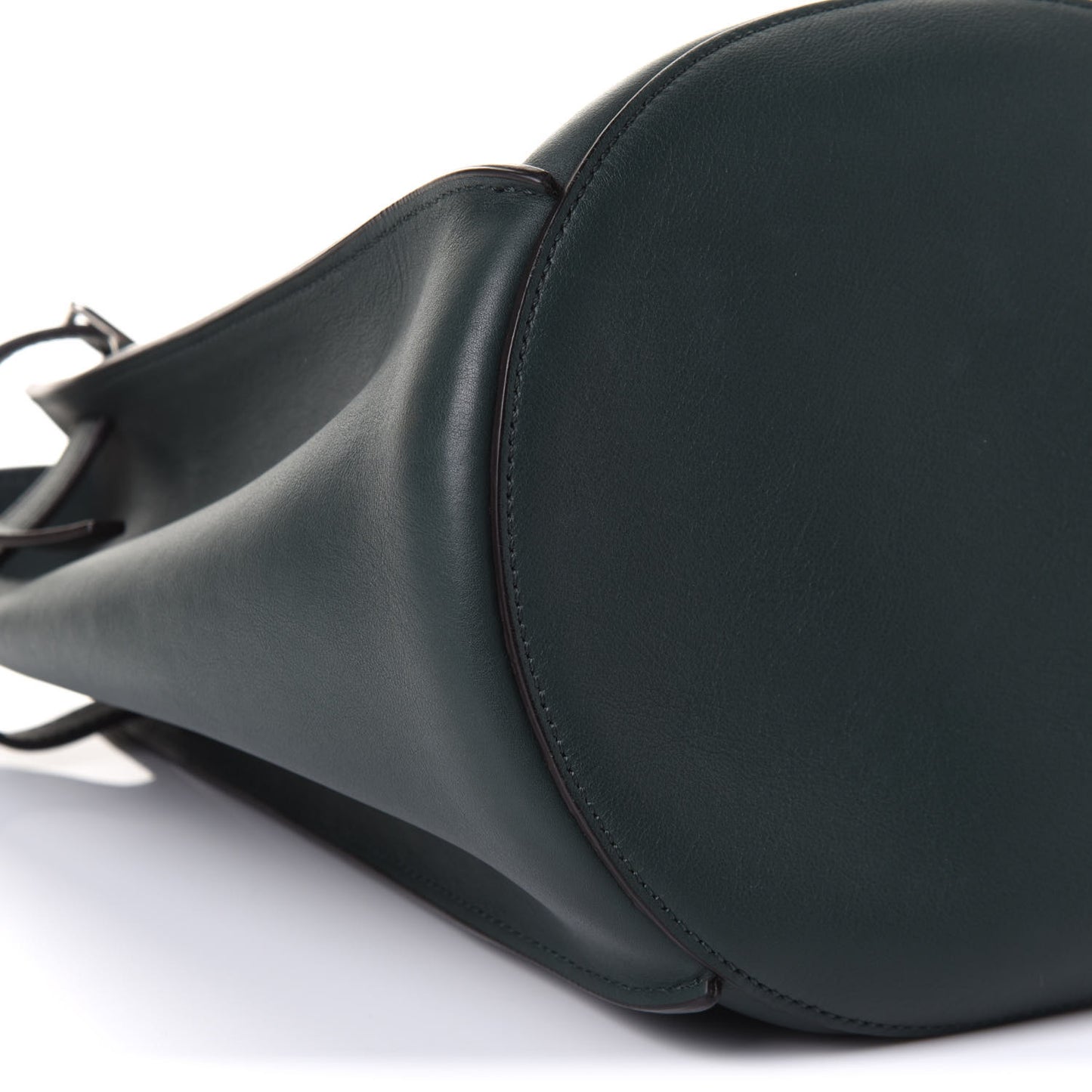 Supple Grained Calfskin Big Bag Bucket Amazone