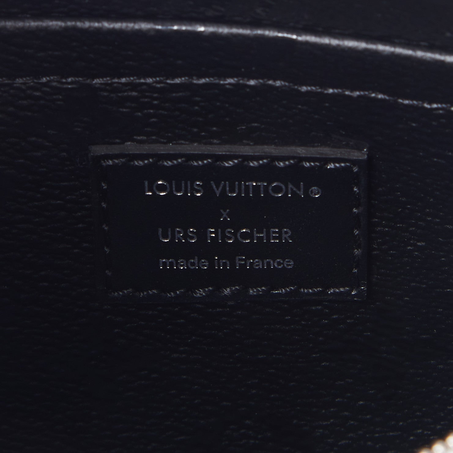 Louis Vuitton X UF Tufted Monogram Pochette Accessories White Black 7 of 8