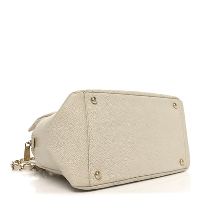 Chanel Caviar Quilted Petit Timeless Tote PTT Beige 4 of 11