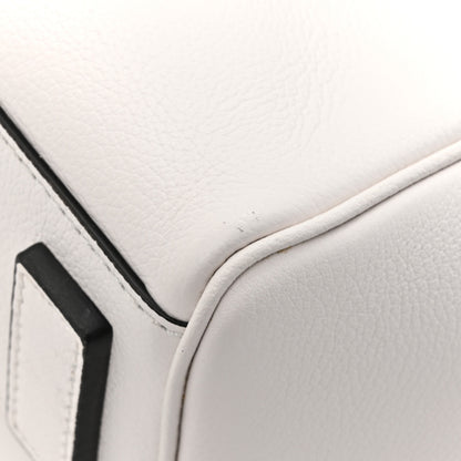 Versace Grained Calfskin Small La Medusa Top Handle Bag Optical White 14 of 14