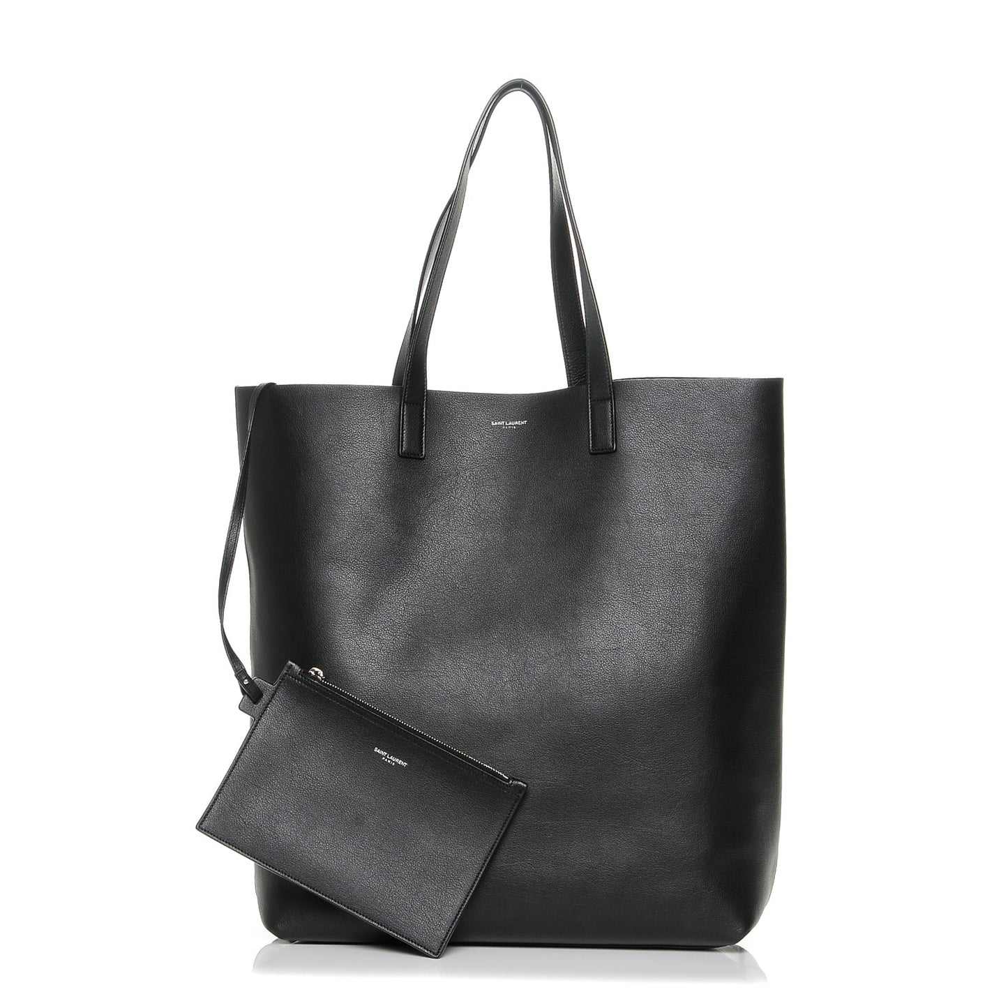 Calfskin Shopping Tote Black
