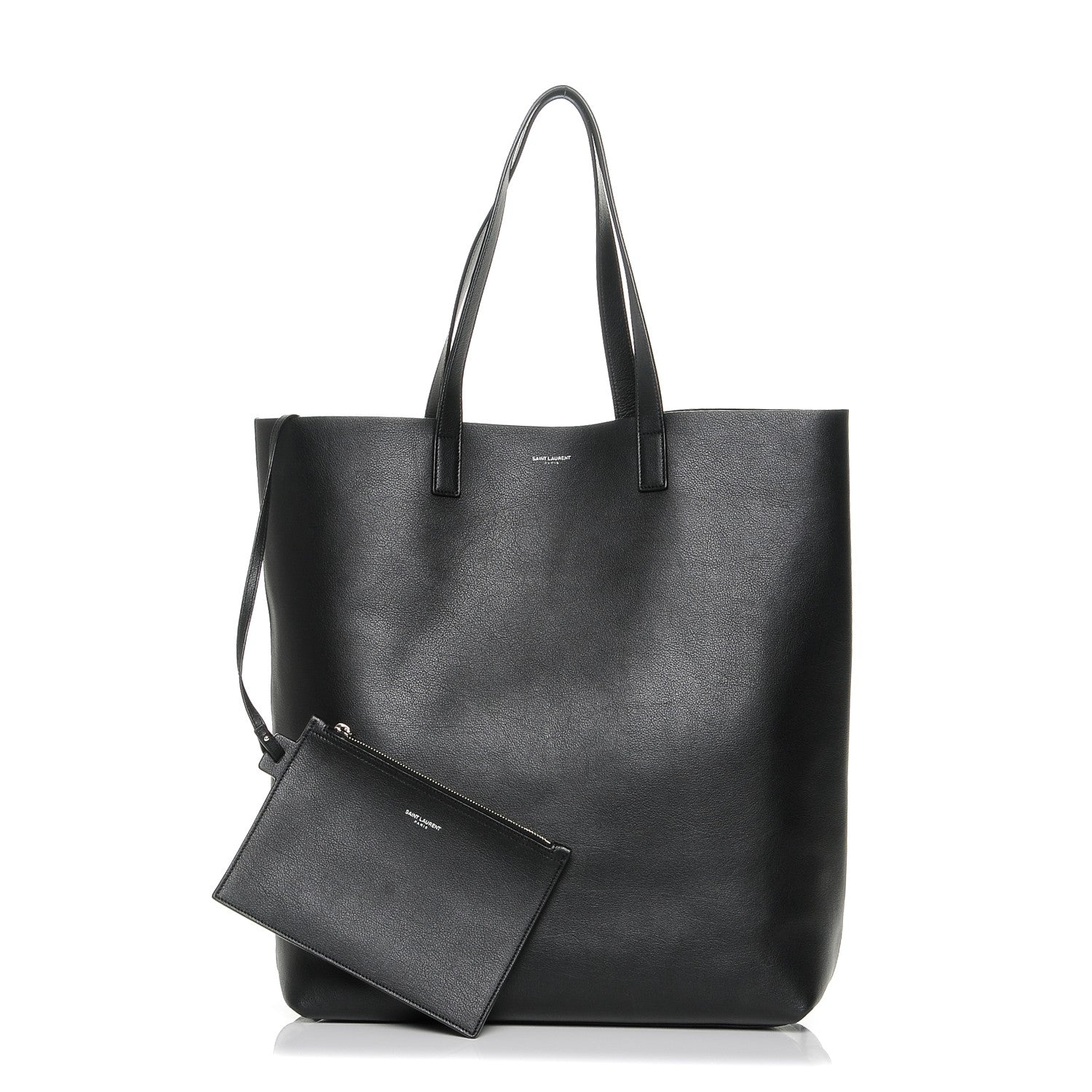 Saint Laurent Calfskin Shopping Tote Black 1 of 6